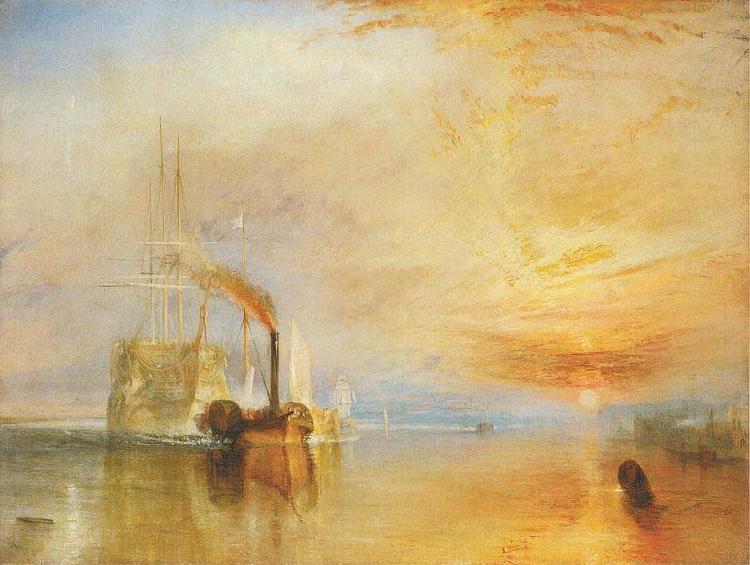  The Fighting Temeraire tugged to her last Berth to be broken up